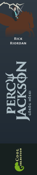Percy Jackson görög hősei című könyv gerince