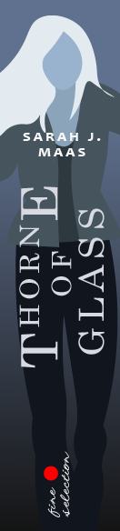 Az üvegtrón című könyv gerince