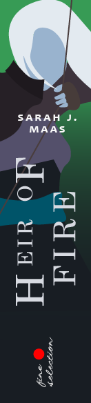 A tűz örököse című könyv gerince